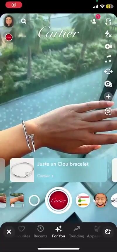 Cartier Jewelry Try-On — Cartier